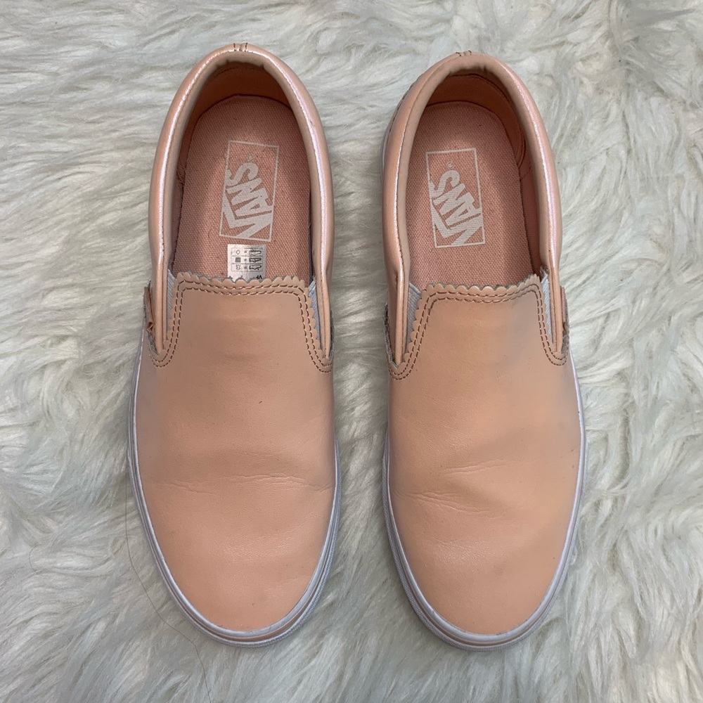 Vans blush pink slip on sneakers size 8.5 - Picture 2 of 6